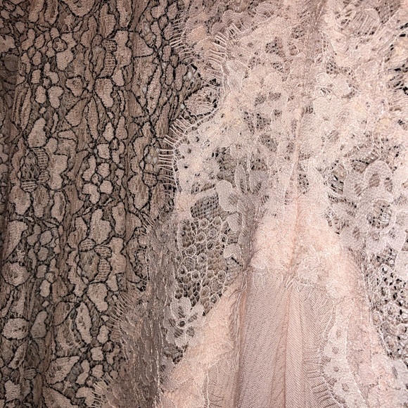 Free People Blush Lace Mini Dress - Picture 4 of 5